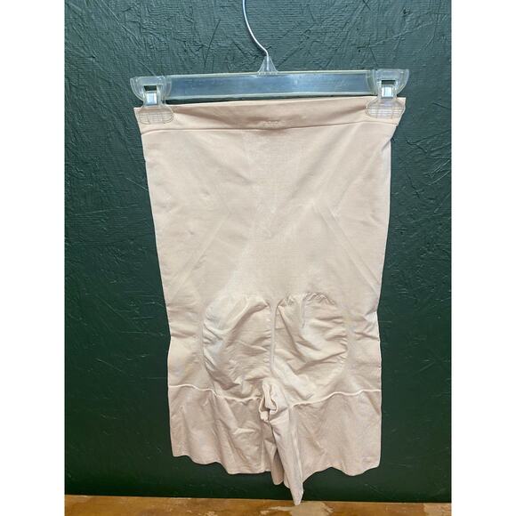 Spanx Sculpt High-Waisted Mid-Thigh Shorts XL TG Soft Nude | MSRP $78 - Picture 2 of 5